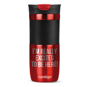 Kubek termiczny Contigo Byron 470ml czerwony- Excited