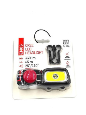 Latarka Czołowa Led Cob+cree 3aaa