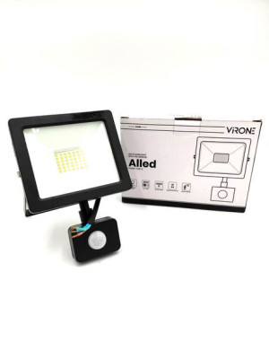 Naświetlacz LED, ALLED 30W z PIR, 2300lm,IP44,4000K