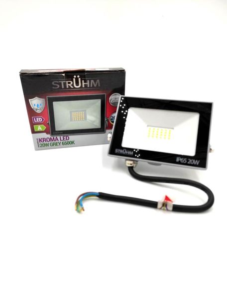 Naświetlacz SMD LED KROMA LED 20W GREY 6500K