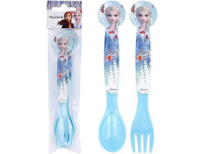FROZEN Kraina Lodu Widelec Łyżka Sztućce Plastikowe