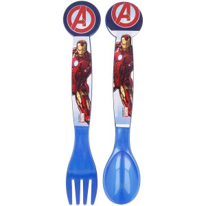 Avengers Widelec Łyżka Sztućce Plastikowe 2 szt.