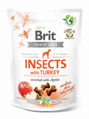 Brit Care Crunchy Cracker Insects Turkey 200g