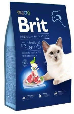 Brit Premium By Nature Cat Sterilized Lamb 1,5kg