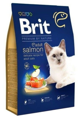 Brit Premium By Nature Cat Adult Salmon 800g