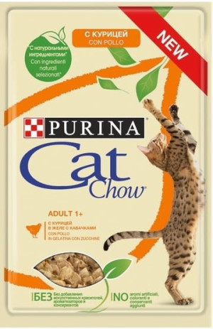 Purina Cat Chow Kurczak i cukinia saszetka 85g