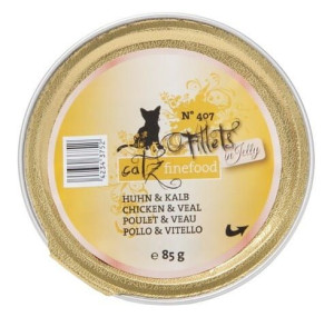 Catz Finefood Filety N.407 Kurczak/Cielęcina tacka 85g
