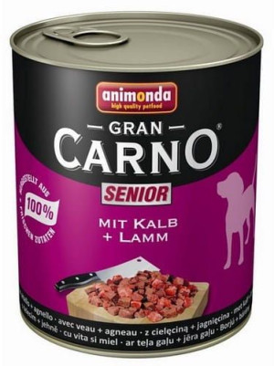 Animonda GranCarno Senior Rind Lamm  Wołowina + Jagnięcina puszka 800g