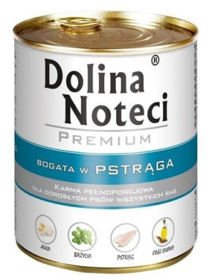 Dolina Noteci Premium Pies Pstrąg puszka 800g
