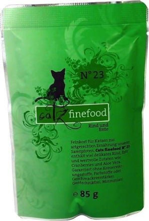 Catz Finefood Classic N.23 Wołowina i Kaczka saszetka 85g