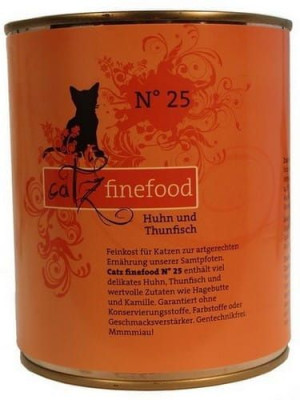 Catz Finefood Classic N.25 Kurczak i Tuńczyk puszka 800g