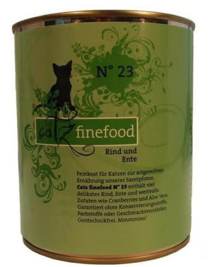 Catz Finefood Classic N.23 Wołowina i Kaczka puszka 800g