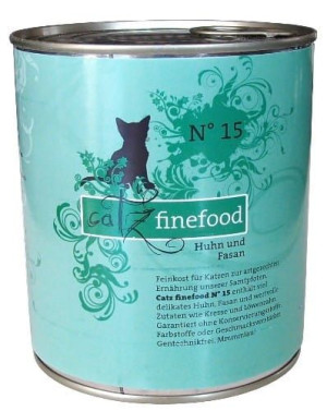 Catz Finefood Classic N.15 Kurczak i Bażant puszka 800g