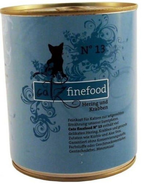 Catz Finefood Classic N.13 Śledź i Krewetki puszka 800g