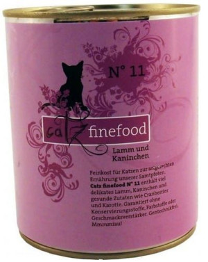 Catz Finefood Classic N.11 Jagnięcina i Królik puszka 800g