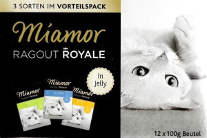 Miamor Ragout Royale Mix Galaretka - kurczak, królik, tuńczyk saszetki 12x1