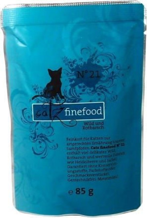 Catz Finefood Classic N.21 Dziczyzna i Karmazyn saszetka 85g