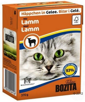 Bozita z Jagnięciną kawałki w galaretce kartonik 370g
