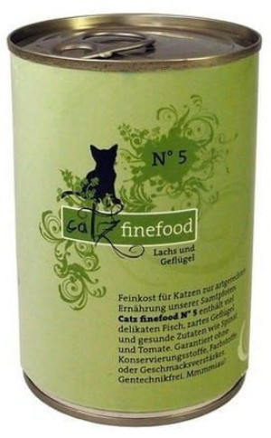Catz Finefood Classic N.05 Łosoś i drób puszka 800g