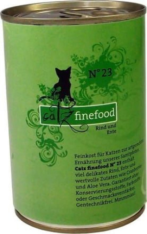 Catz Finefood Classic N.23 Wołowina i Kaczka puszka 400g