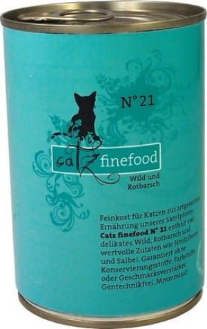 Catz Finefood Classic N.21 Dziczyzna i Karmazyn puszka 400g