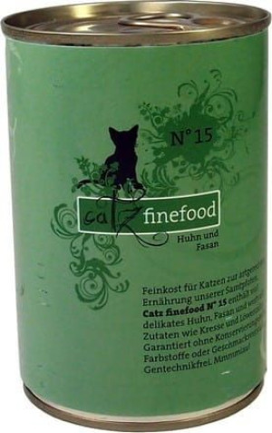 Catz Finefood Classic N.15 Kurczak i Bażant puszka 400g