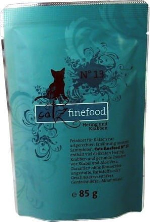 Catz Finefood Classic N.13 Śledź i Krewetki saszetka 85g
