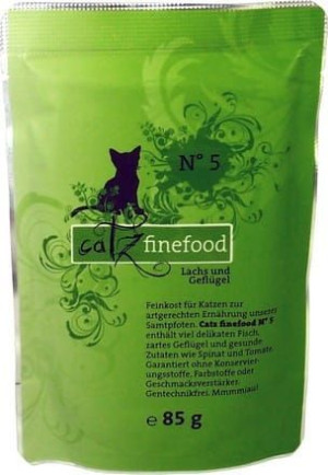 Catz Finefood Classic N.05 Łosoś i drób saszetka 85g