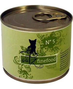 Catz Finefood Classic N.05 Łosoś i drób puszka 200g