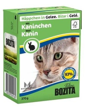 Bozita z Królikiem kawałki w galaretce kartonik 370g