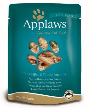 Applaws saszetka dla kota Tuńczyk, Anchois i Wodorosty 70g