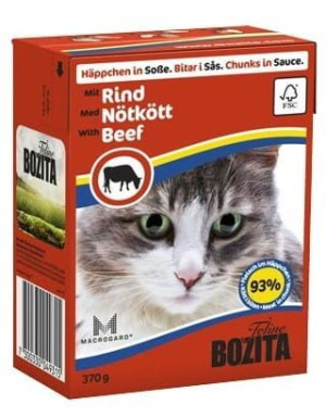 Bozita z Wołowiną kawałki w sosie kartonik 370g