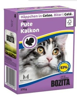Bozita z Indykiem kawałki w galaretce kartonik 370g