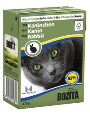 Bozita z Królikiem kawałki w sosie kartonik 370g