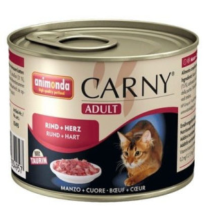 Animonda Carny Adult Wołowina + Serca puszka 200g