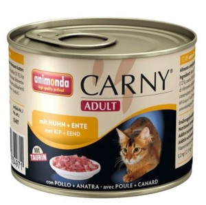 Animonda Carny Adult Wołowina, Kurczak + Kacze serca puszka 200g