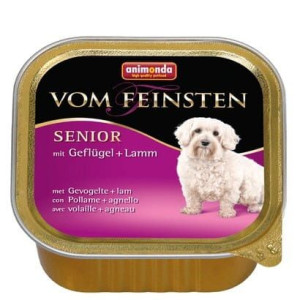 Animonda vom Feinsten Dog Senior Drób i Jagnięcina 150g