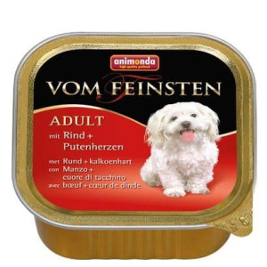 Animonda vom Feinsten Dog Wołowina i Serca Indyka 150g