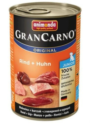 Animonda GranCarno Junior Rind Huhn Wołowina + Kurczak puszka 400g
