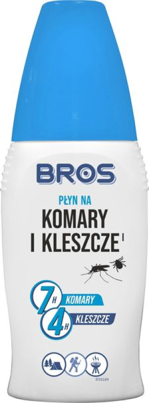 Bros Płyn Na Komary Kleszcze Deet 15% 100 Ml