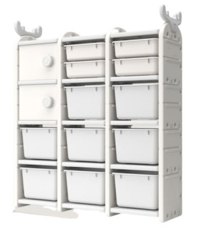 Organizer z Pojemnikami dla Dzieci 3x4