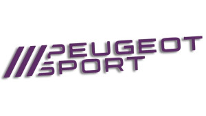 Wycinana naklejka PEUGEOT SPORT fioletowa