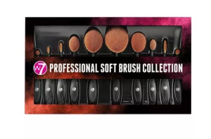 W7, Zestaw Pędzli, Professional Soft Brush Collection, 10 sztuk