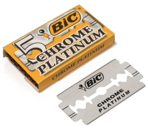 Bic, Żyletki, chrome, platinum, 5 sztuk (HIT)