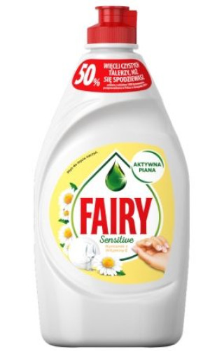 Fairy, Płyn do mycia naczyń, Rumianek, 450 ml (HIT)