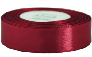 Wstążka satynowa ciemnoczerwona, 25mm/32mb