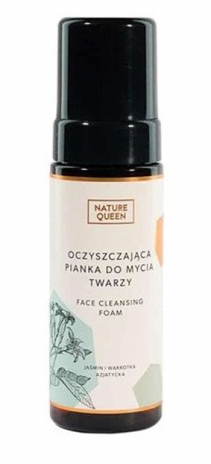 Nature Queen, Pianka do mycia twarzy, 175 ml - Długi termin ważności!