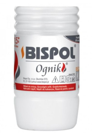 Bispol, Ognik WP0, Wkład do zniczy, parafinowy, 1 sztuka (HIT)
