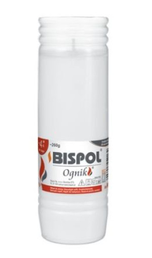 Bispol, Ognik WP4, Wkład do zniczy, parafinowy, 1 sztuka (HIT)