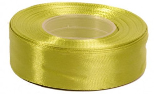 Wstążka satynowa oliwkowa, 25mm/32mb